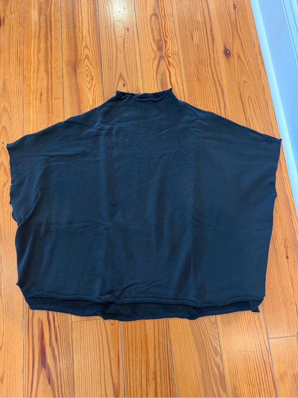 Frank & Eileen Black Mock Neck Relaxed Sweatshirt